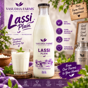Plain Chaach Glass Bottle |1000ml